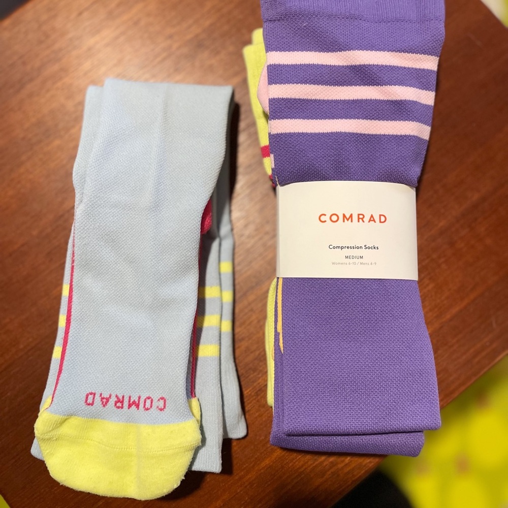 Comrad Color Block Compression Socks- 3pack- $80 new